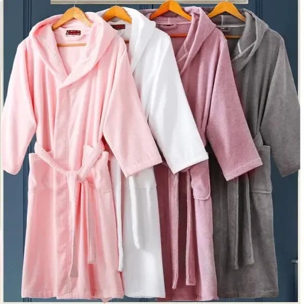 Plain Color Hotel Bathrobe, Cannon USA, Super Luxury